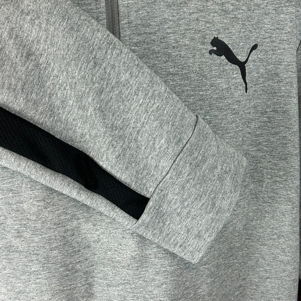 Puma Quarter Zip Gray Sweatshirt Youth Size XL - Picture 9 of 12